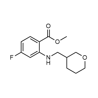 Methyl 4-fluoro-2-[(oxan-3-ylmethyl)amino]benzoate|CS-0225177