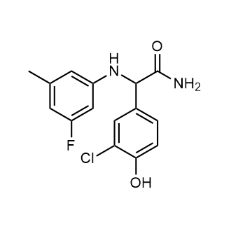 2-(3-Chloro-4-hydroxyphenyl)-2-[(3-fluoro-5-methylphenyl)amino]acetamide|CS-0225302