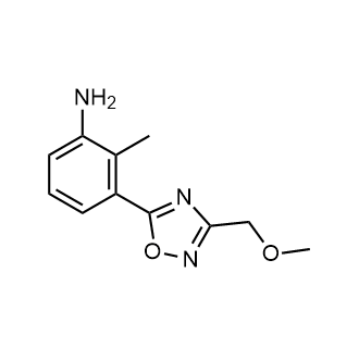 3-[3-(methoxymethyl)-1,2,4-oxadiazol-5-yl]-2-methylaniline|CS-0225397