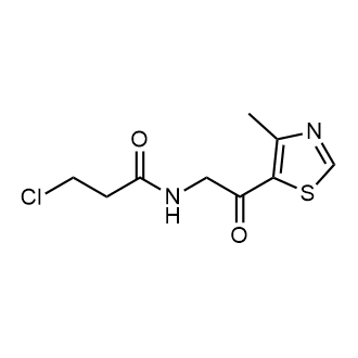 3-Chloro-n-[2-(4-methyl-1,3-thiazol-5-yl)-2-oxoethyl]propanamide|CS-0225532
