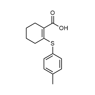 2-[(4-methylphenyl)sulfanyl]cyclohex-1-ene-1-carboxylic acid|CS-0225792