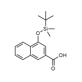 4-[(tert-Butyldimethylsilyl)oxy]naphthalene-2-carboxylic acid|CS-0225973