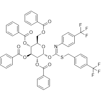 2,3,4,6-Tetra-O-benzoyl-α-D-glucopyranosyl p-Trifluoromethylbenzylthio-N-(p-trifluoromethylphenyl)formimidate|CS-0226028