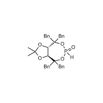 (3aS,8aS)-4,4,8,8-Tetrabenzyl-2,2-dimethyltetrahydro-[1,3]dioxolo[4,5-e][1,3,2]dioxaphosphepine 6-oxide|CS-0226578