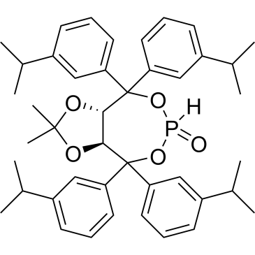 (3aS,8aS)-4,4,8,8-Tetrakis(3-isopropylphenyl)-2,2-dimethyltetrahydro-[1,3]dioxolo[4,5-e][1,3,2]dioxaphosphepine 6-oxide|CS-0226582