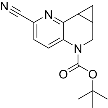 tert-Butyl 2-cyano-6,6a,7,7a-tetrahydro-5H-cyclopropa[c][1,5]naphthyridine-5-carboxylate|CS-0227250