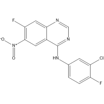 N-(3-chloro-4-fluorophenyl)-7-fluoro-6-nitroquinazolin-4-amine Afatinib Impurity|CS-0228710