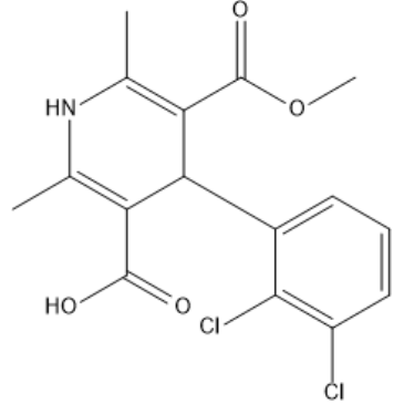 4-(2,3-Dichlorophenyl)-5-(methoxycarbonyl)-2,6-dimethyl-1,4-dihydropyridine-3-carboxylic acid Clevidipine butyrate Impurity|CS-0228930