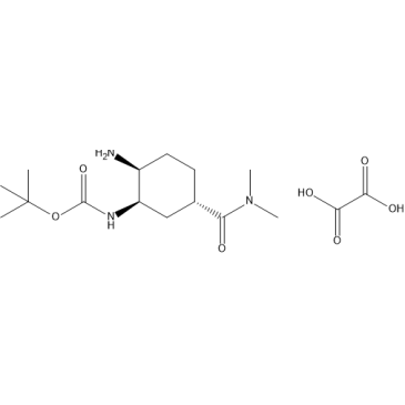 tert-Butyl[(1R,2S,5S)-2-amino-5-[(dimethylamino)carbonyl]cyclohexyl]carbamate oxalate Edoxaban  Impurity|CS-0229426