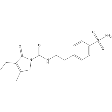 4-[2-[(3-Ethyl-4-methyl-2-oxo-3-pyrrolin-1-yl)carboxamido]ethyl]benzenesulfonamide Glimepiride Impurity|CS-0229504