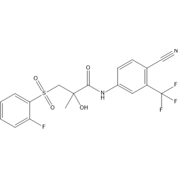 N-(4-Cyano-3-(trifluoromethyl)phenyl)-3-((2-fluorophenyl)sulfonyl)-2-hydroxy-2-methylpropanamide Bicalutamide Impurity|CS-0229555