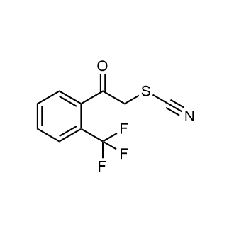 2-(Cyanosulfanyl)-1-[2-(trifluoromethyl)phenyl]ethan-1-one|CS-0229852