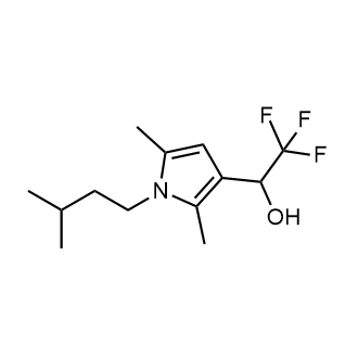 1-[2,5-dimethyl-1-(3-methylbutyl)-1h-pyrrol-3-yl]-2,2,2-trifluoroethan-1-ol|CS-0229946