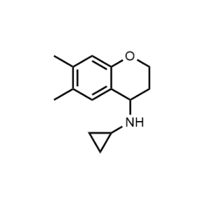 N-Cyclopropyl-6,7-dimethyl-3,4-dihydro-2H-1-benzopyran-4-amine|CS-0229956