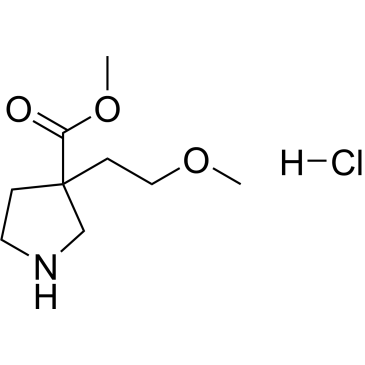 Methyl 3-(2-methoxyethyl)pyrrolidine-3-carboxylate hydrochloride|CS-0230028