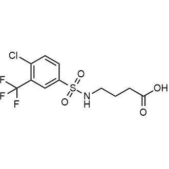 4-[4-chloro-3-(trifluoromethyl)benzenesulfonamido]butanoic acid|CS-0230249