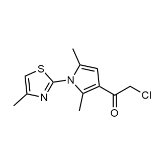 2-Chloro-1-[2,5-dimethyl-1-(4-methyl-1,3-thiazol-2-yl)-1h-pyrrol-3-yl]ethan-1-one|CS-0230285