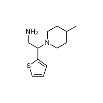 2-(4-Methylpiperidin-1-yl)-2-(thiophen-2-yl)ethan-1-amine|CS-0230390