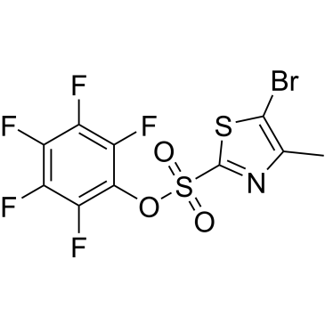 Pentafluorophenyl 5-bromo-4-methyl-1,3-thiazole-2-sulfonate|CS-0230457