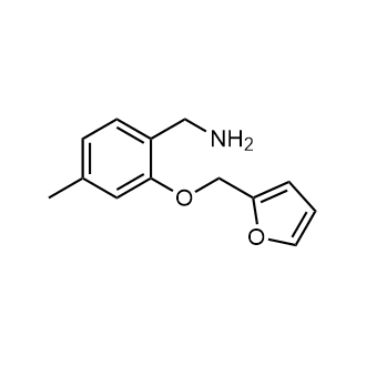 [2-(furan-2-ylmethoxy)-4-methylphenyl]methanamine|CS-0230683