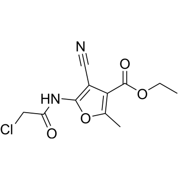Ethyl 5-(2-chloroacetamido)-4-cyano-2-methylfuran-3-carboxylate|CS-0230859