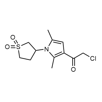 3-[3-(2-chloroacetyl)-2,5-dimethyl-1h-pyrrol-1-yl]-1lambda6-thiolane-1,1-dione|CS-0231034