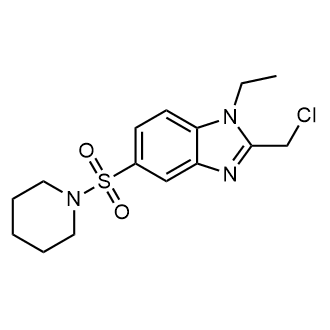 2-(Chloromethyl)-1-ethyl-5-(piperidine-1-sulfonyl)-1h-1,3-benzodiazole|CS-0231187