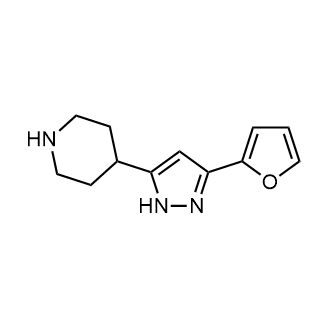 4-[3-(furan-2-yl)-1h-pyrazol-5-yl]piperidine|CS-0231473