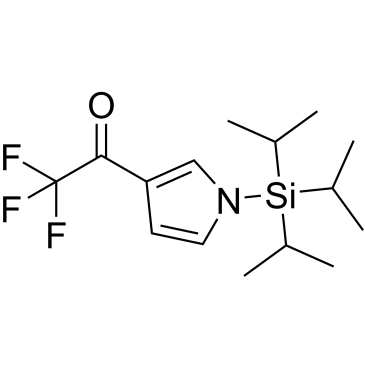 2,2,2-Trifluoro-1-{1-[tris(propan-2-yl)silyl]-1h-pyrrol-3-yl}ethan-1-one|CS-0231508