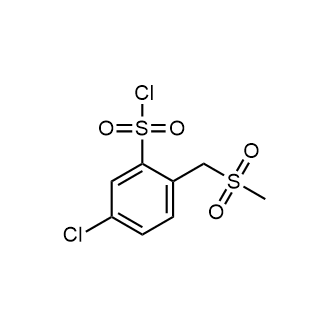 5-Chloro-2-(methanesulfonylmethyl)benzene-1-sulfonyl chloride|CS-0232010