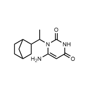 6-Amino-1-(1-{bicyclo[2.2.1]heptan-2-yl}ethyl)-1,2,3,4-tetrahydropyrimidine-2,4-dione|CS-0232101