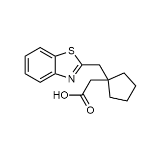 2-[1-(1,3-benzothiazol-2-ylmethyl)cyclopentyl]acetic acid|CS-0232275