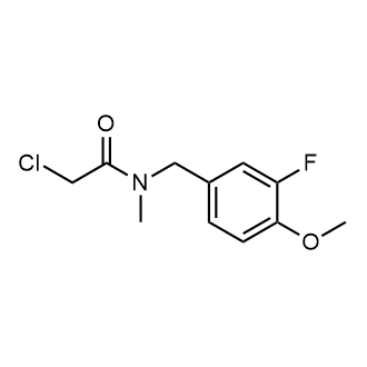 2-Chloro-N-[(3-fluoro-4-methoxyphenyl)methyl]-N-methylacetamide|CS-0232360