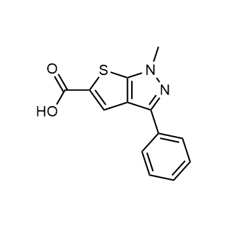 1-Methyl-3-phenyl-1h-thieno[2,3-c]pyrazole-5-carboxylic acid|CS-0232621