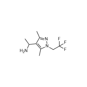 1-[3,5-dimethyl-1-(2,2,2-trifluoroethyl)-1h-pyrazol-4-yl]ethan-1-amine|CS-0232643