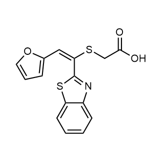 2-{[1-(1,3-benzothiazol-2-yl)-2-(furan-2-yl)ethenyl]sulfanyl}acetic acid|CS-0232939