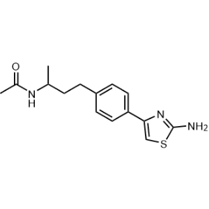 N-{4-[4-(2-Amino-1,3-thiazol-4-yl)phenyl]butan-2-yl}acetamide|CS-0232989