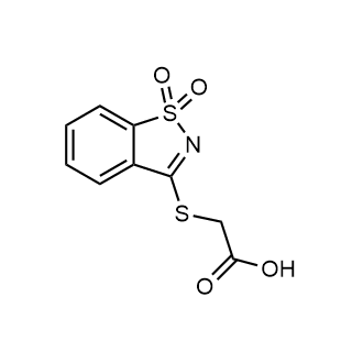 2-[(1,1-dioxo-1,2-benzothiazol-3-yl)sulfanyl]acetic acid|CS-0233665