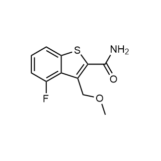 4-Fluoro-3-(methoxymethyl)-1-benzothiophene-2-carboxamide|CS-0233911