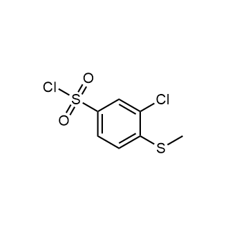 3-Chloro-4-(methylsulfanyl)benzene-1-sulfonyl chloride|CS-0234142