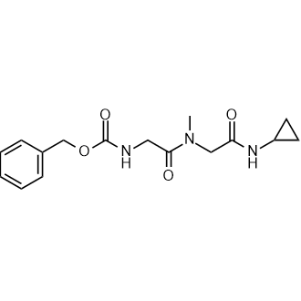 Benzyl n-({[(cyclopropylcarbamoyl)methyl](methyl)carbamoyl}methyl)carbamate|CS-0234261