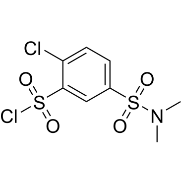 2-Chloro-5-(dimethylsulfamoyl)benzene-1-sulfonyl chloride|CS-0234281