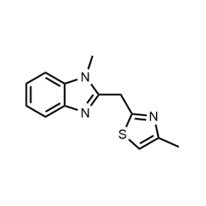 1-Methyl-2-[(4-methyl-1,3-thiazol-2-yl)methyl]-1h-1,3-benzodiazole|CS-0234415