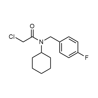 2-Chloro-n-cyclohexyl-n-[(4-fluorophenyl)methyl]acetamide|CS-0234618