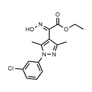 Ethyl 2-[1-(3-chlorophenyl)-3,5-dimethyl-1h-pyrazol-4-yl]-2-(n-hydroxyimino)acetate|CS-0234751