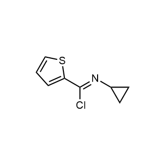 N-Cyclopropyl-2-thiophenecarboximidoyl chloride|CS-0234758