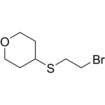 4-[(2-bromoethyl)sulfanyl]oxane|CS-0234776