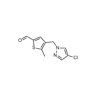 4-[(4-chloro-1h-pyrazol-1-yl)methyl]-5-methylthiophene-2-carbaldehyde|CS-0235317