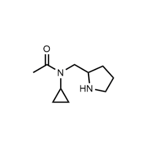 N-Cyclopropyl-N-(pyrrolidin-2-ylmethyl)acetamide|CS-0235627