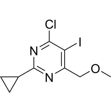 4-Chloro-2-cyclopropyl-5-iodo-6-(methoxymethyl)pyrimidine|CS-0236029